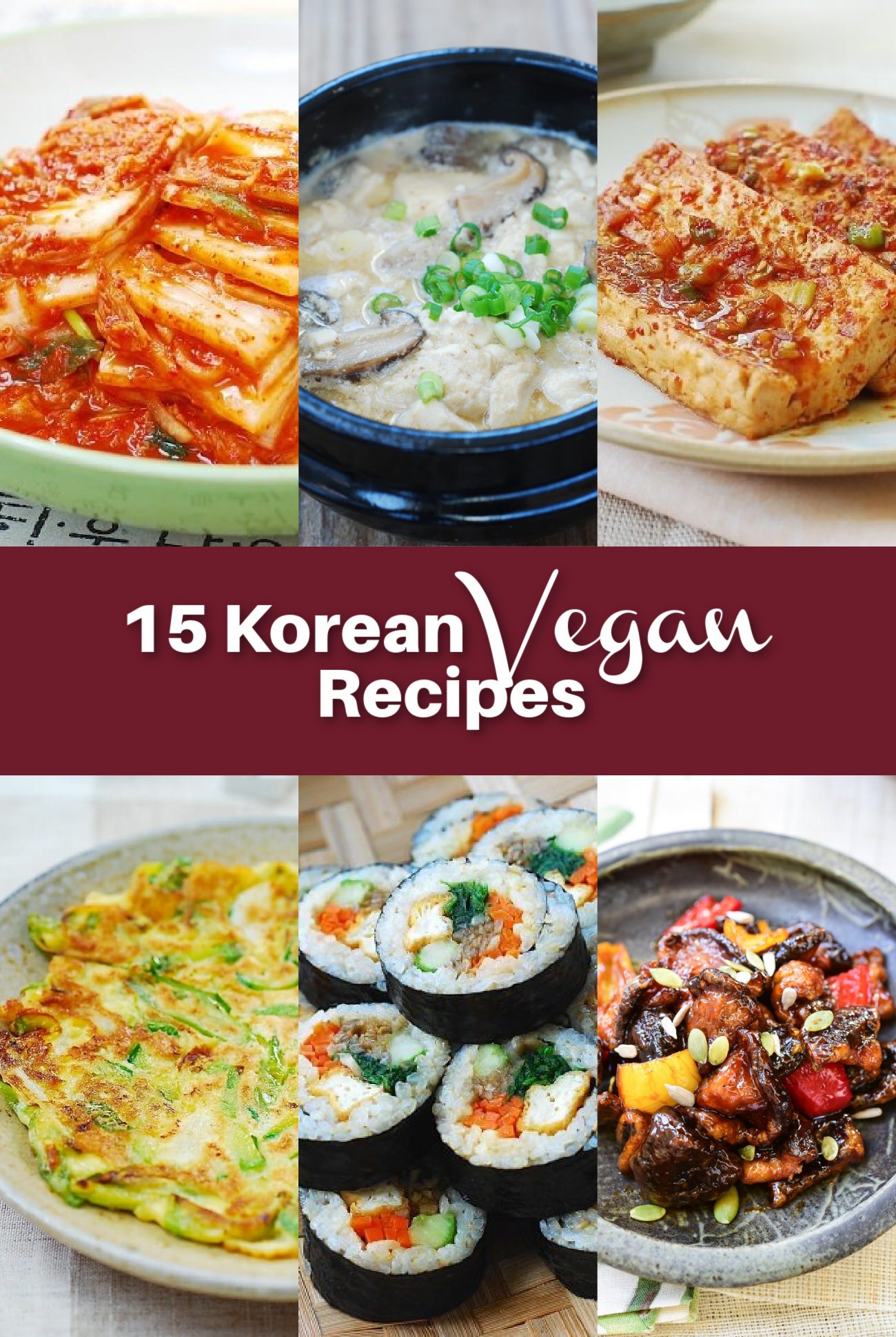 15 Vegan Recipes - 15 Korean Vegan Recipes