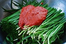 Buchu kimchi 3 - Buchu Kimchi (Garlic Chives Kimchi)