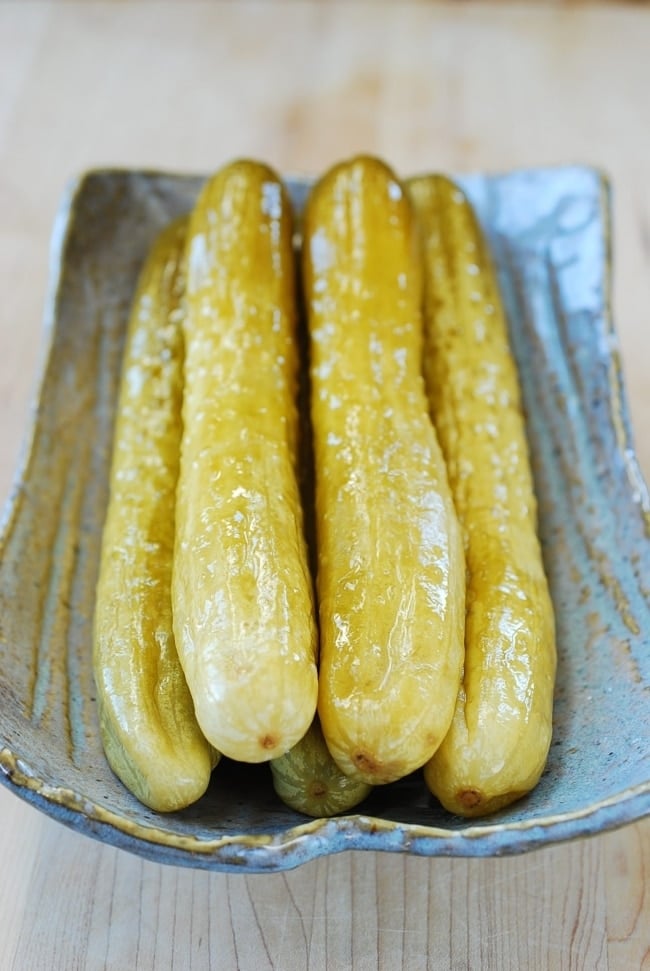 DSC 0144 e1502940317897 - Oiji (Korean Pickled Cucumbers)