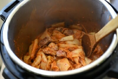 DSC 0239 e1527564415153 - Instant Pot Kimchi Jjigae (Stew)