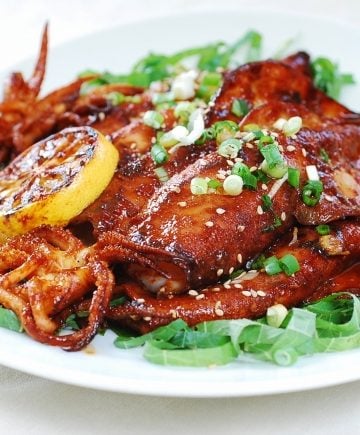 Spicy Grilled Squid (Ojingeo Gui)