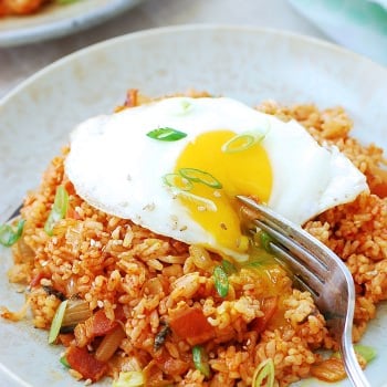 DSC 1106 350x350 - Kimchi Fried Rice (Kimchi Bokkeum Bap)