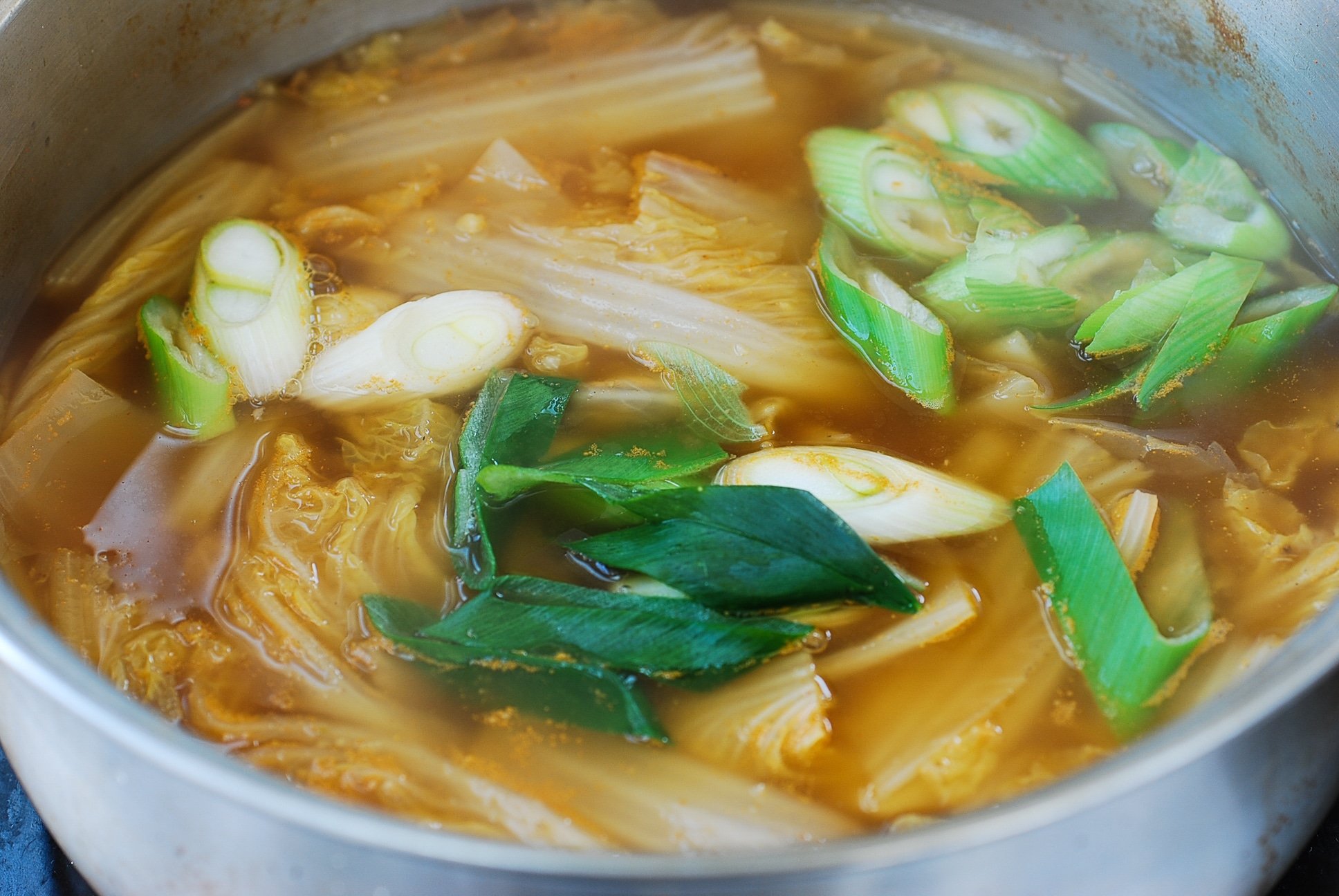 DSC 1809 - Baechu Doenjang Guk (Soybean Paste Soup)
