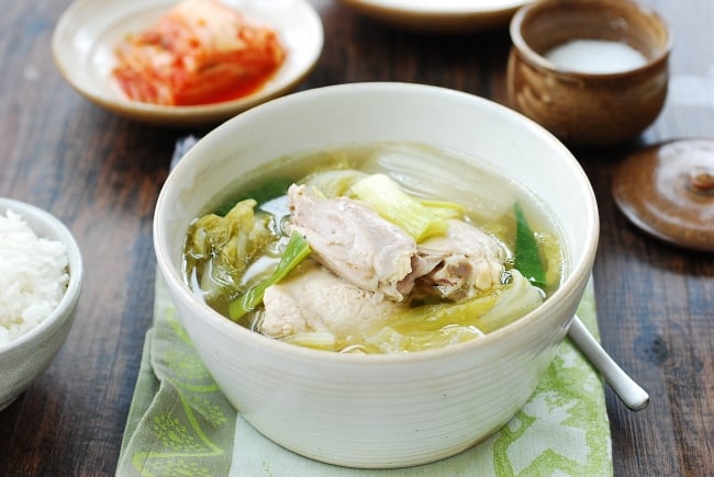 DSC 1844 e1485143898400 - Slow Cooker Chicken Soup with Napa Cabbage