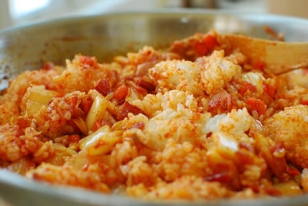 kimchi fried rice3 3 - Kimchi Fried Rice (Kimchi Bokkeum Bap)