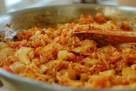 kimchi fried rice4 1 - Kimchi Fried Rice (Kimchi Bokkeum Bap)