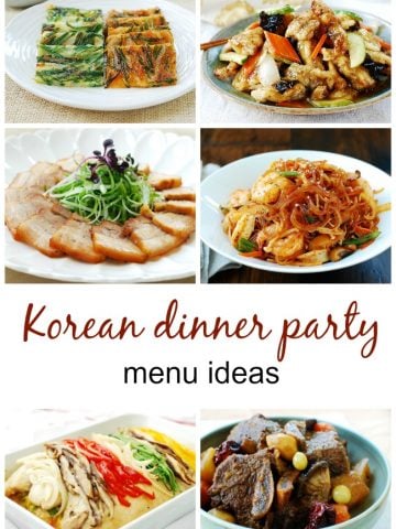 4 Korean Dinner Party Menu Ideas